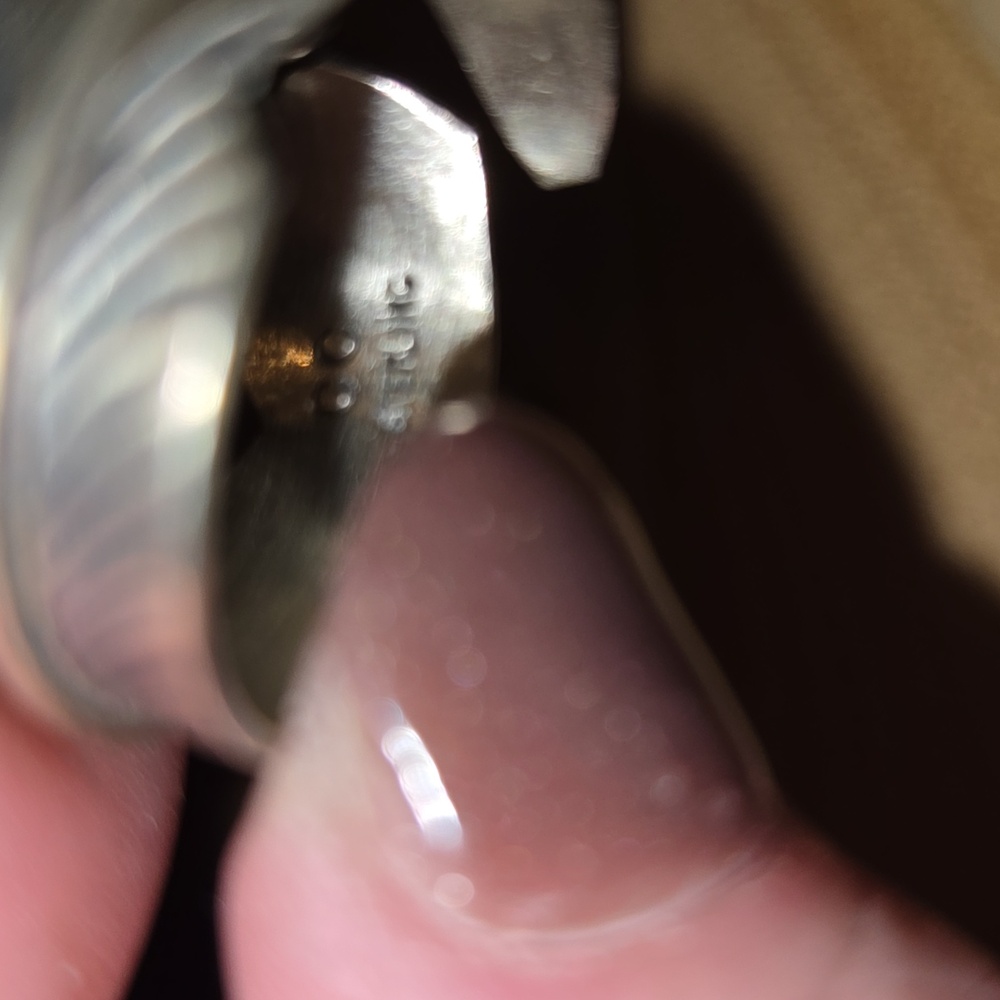 Sterling Silver Ring, Feather, Adjustable . - image 5